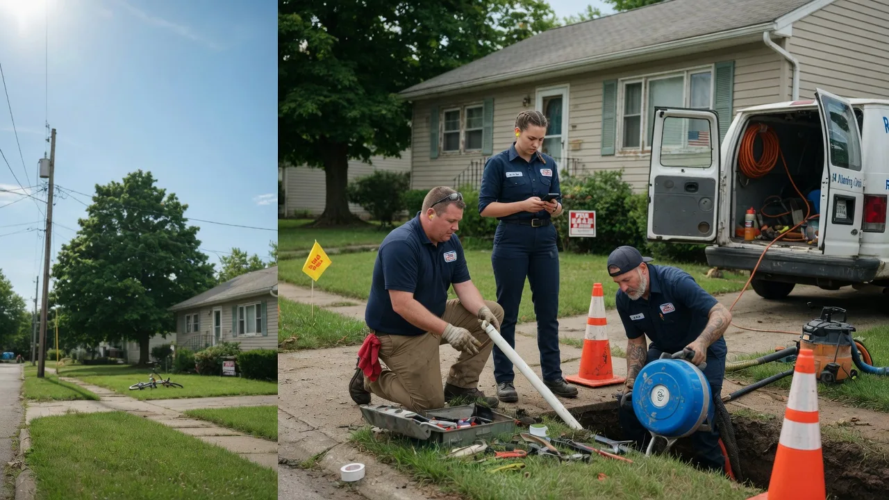 Sewer Line Repair in Luna Pier, MI near me